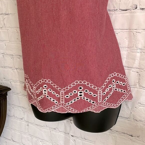 Fever Boho Embroidered Bottom Shirt Top - Picture 3 of 9